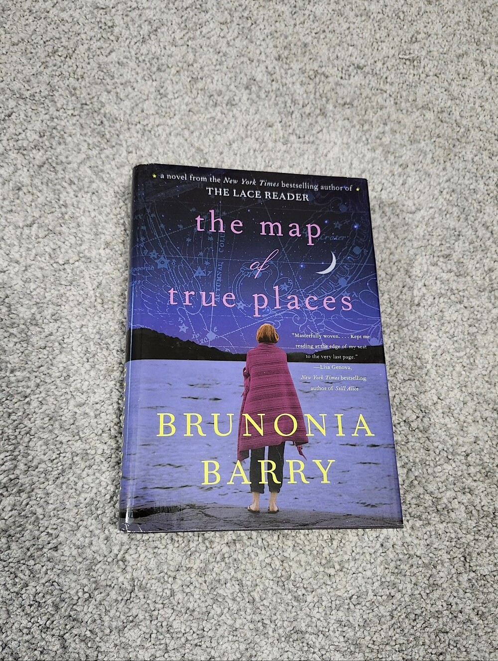 The Map Of True Places By Brunonia Barry Hardvover Psychological Fiction/Drama